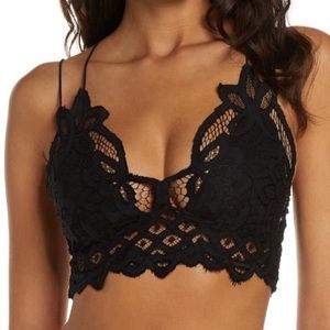 Free People Adella Lace Bralette NWOT
